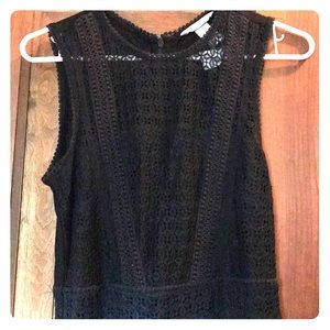 Black H&M maxi dress with gorgeous detailing